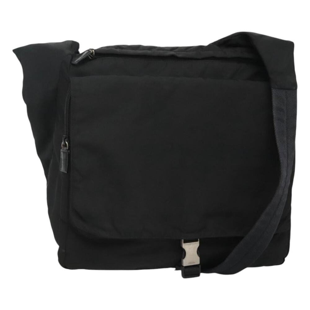 PRADA Shoulder Bag Nylon Black